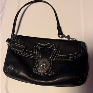 Coach vintage  Black Leather Handbag